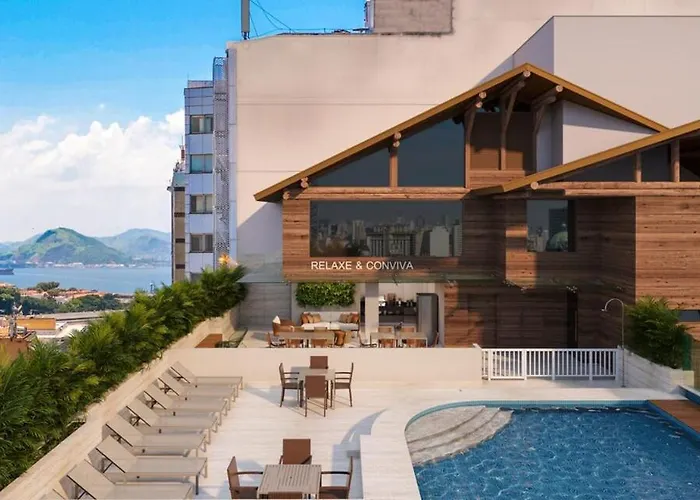 Studio com piscina no Casa Mauá Rio de Janeiro